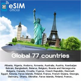 eSIM for Global 77 countries