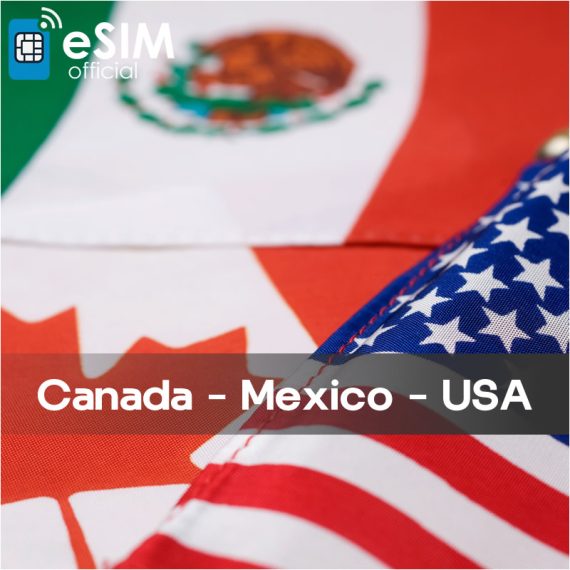 eSIM for North America 3 countries