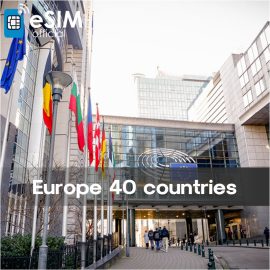 eSIM for EU 40 countries